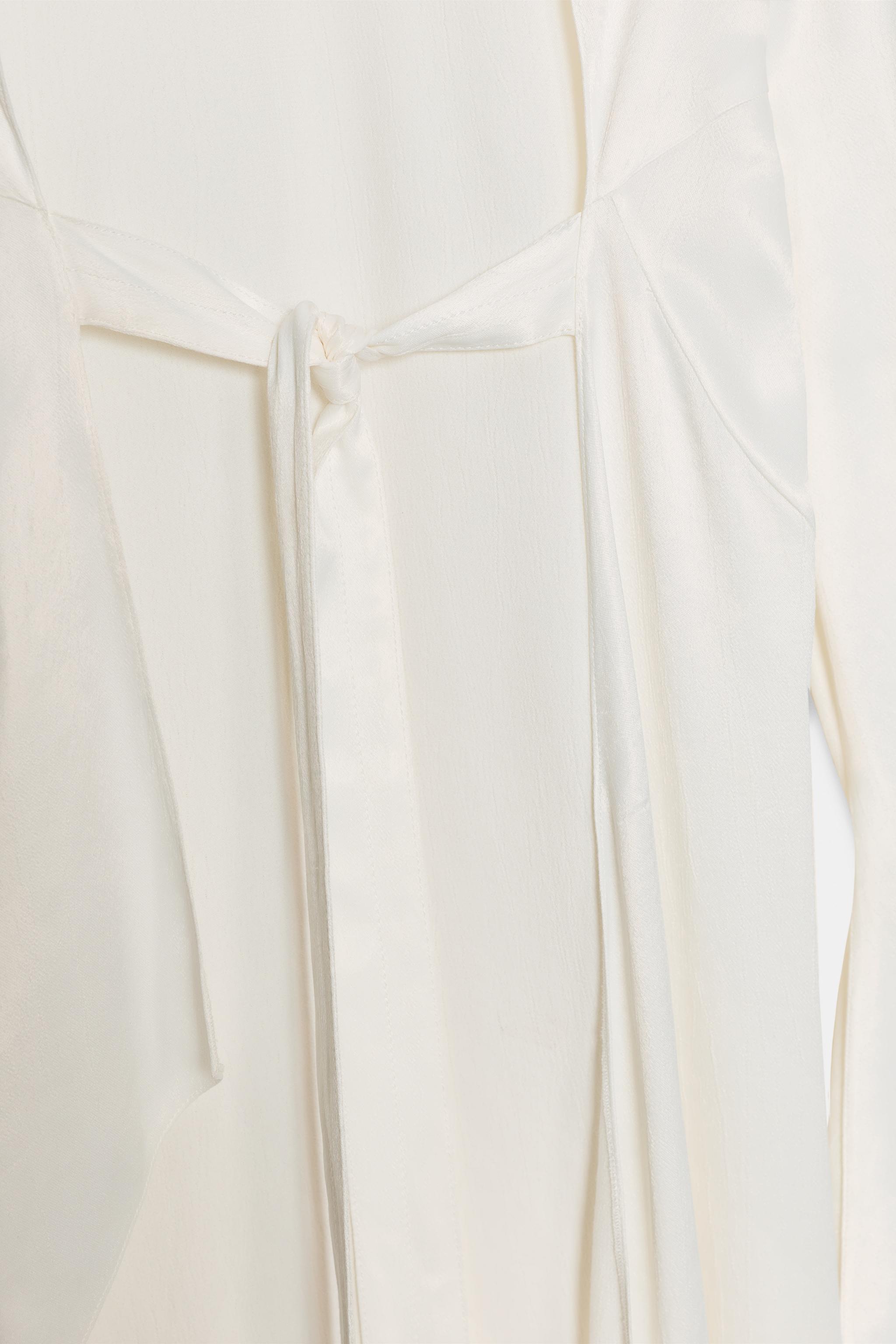 ZW COLLECTION SATIN ASYMMETRIC TOP