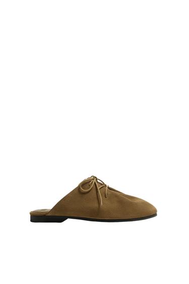 LEATHER CLOGS SAMUEL DE SABOIA X ZARA - Sand Brown by Zara
