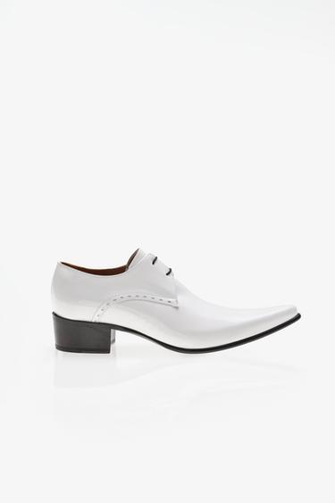LIMITED EDITION LEATHER DERBY SHOES — White 2