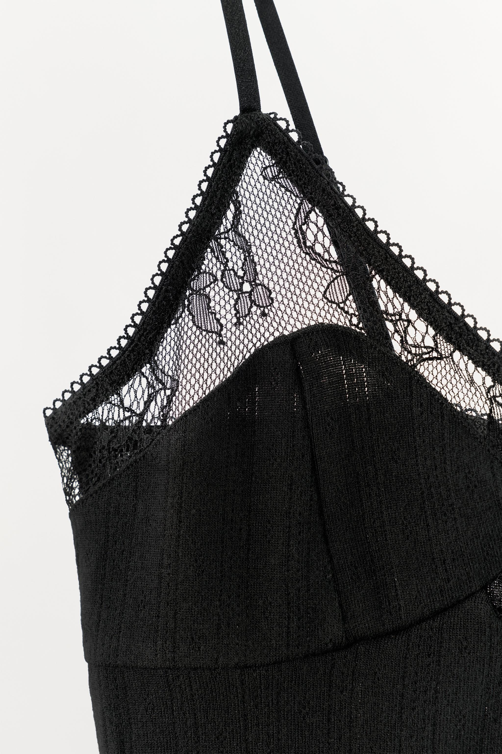 POINTELLE LACE BODYSUIT