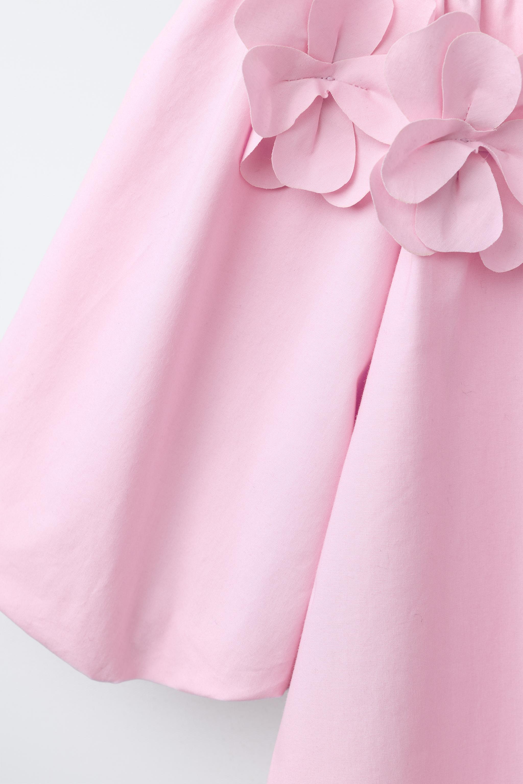 FLORAL POPLIN DRESS
