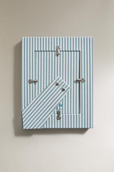 CADRE PHOTO ENFANT RAYURES RECTANGULAIRE - Bleu de Zara - Image 3