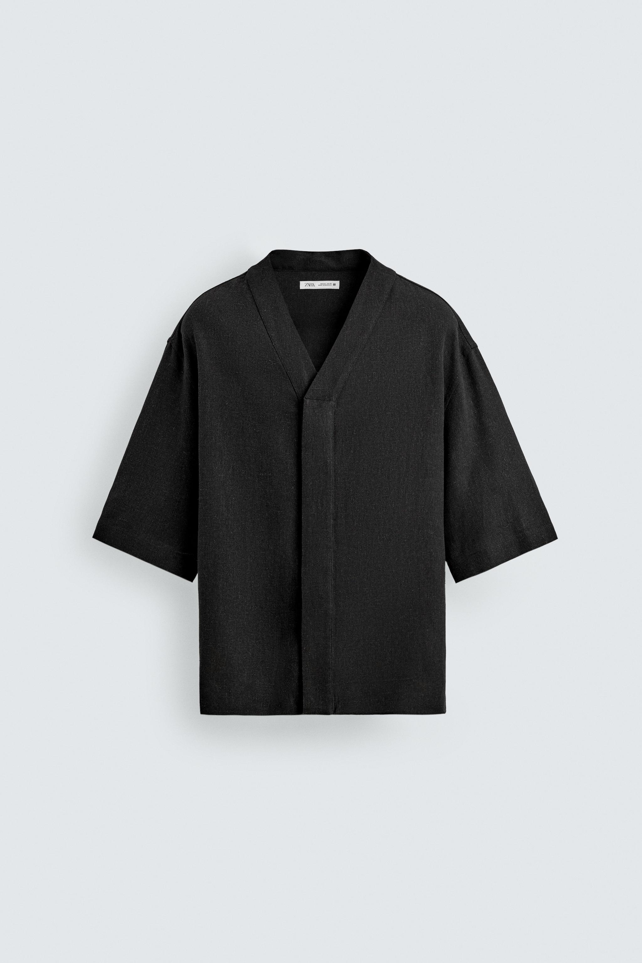 RELAXED FIT VISCOSE-HEMP SHIRT