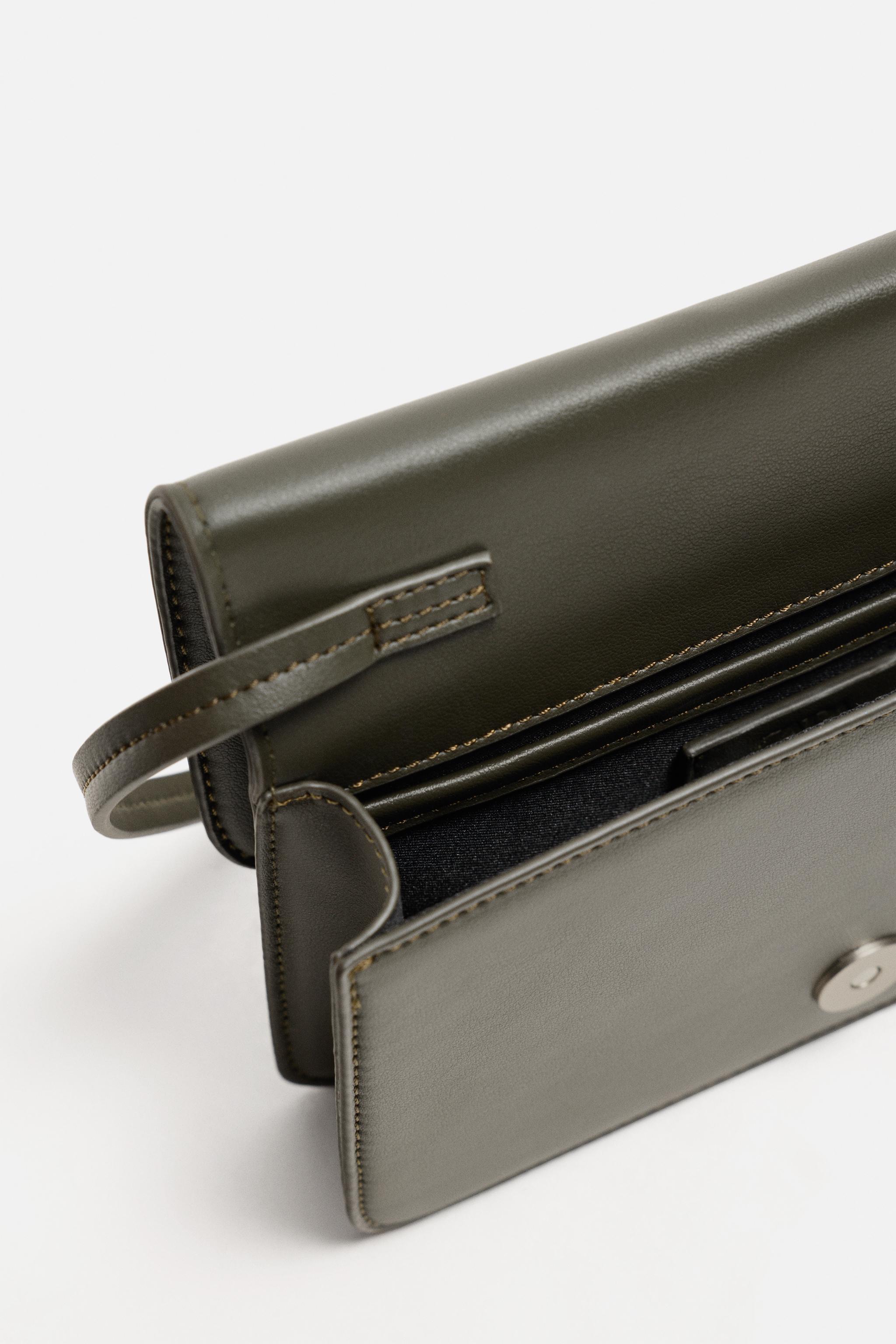 無地クロスボディバッグ - グリーン | ZARA Japan / 日本