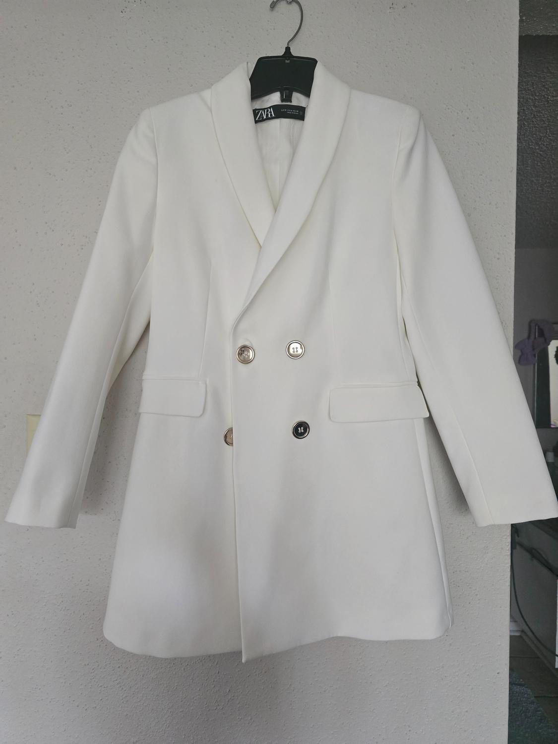 DOUBLE BREASTED LONG BLAZER