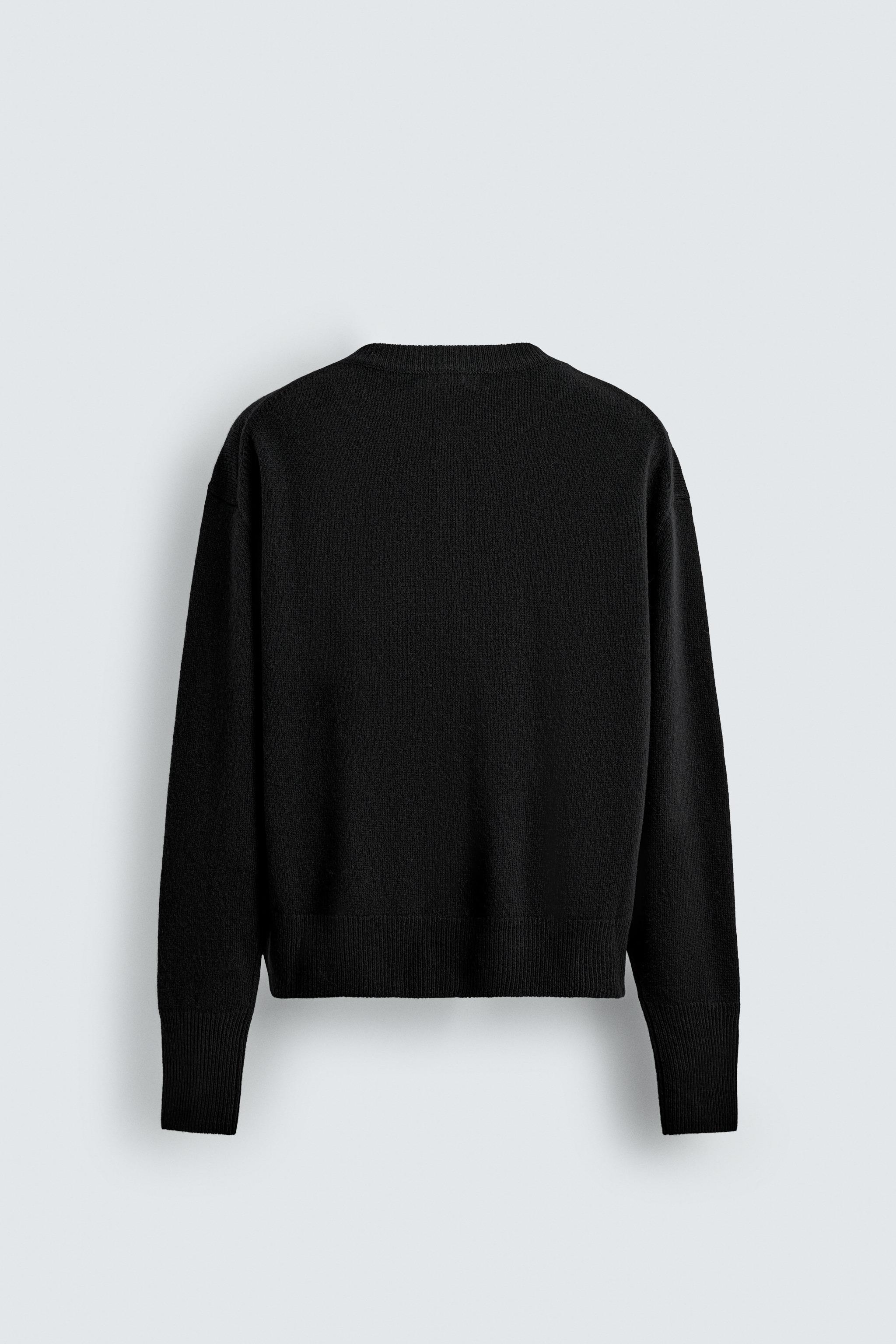 ハートサイコロパッチカーディガン - ブラック | ZARA Japan / 日本