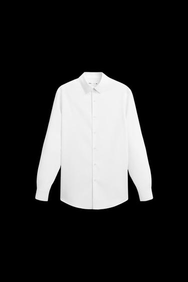Zara STRETCH SHIRT - White - Image 0