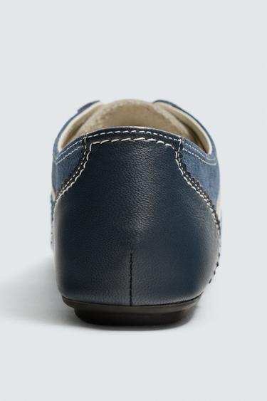 TENNIS EN CUIR HARRY LAMBERT FOR ZARA x DISNEY - Bleu de Zara - Image 2