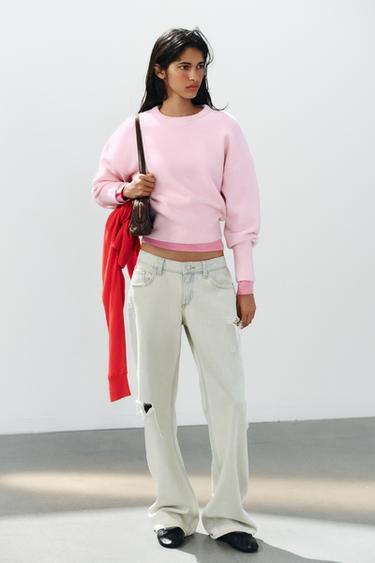 JERSEY PUNTO SOFT - Rosa de Zara - Imagen 0