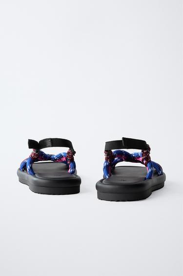 Zara ROPE SANDALS - Pink