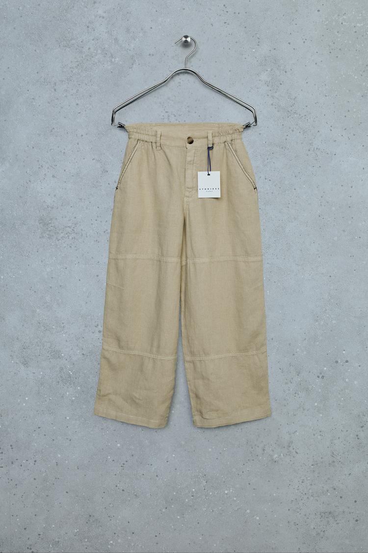 STORIESZ - Pantalones 100% lino 4