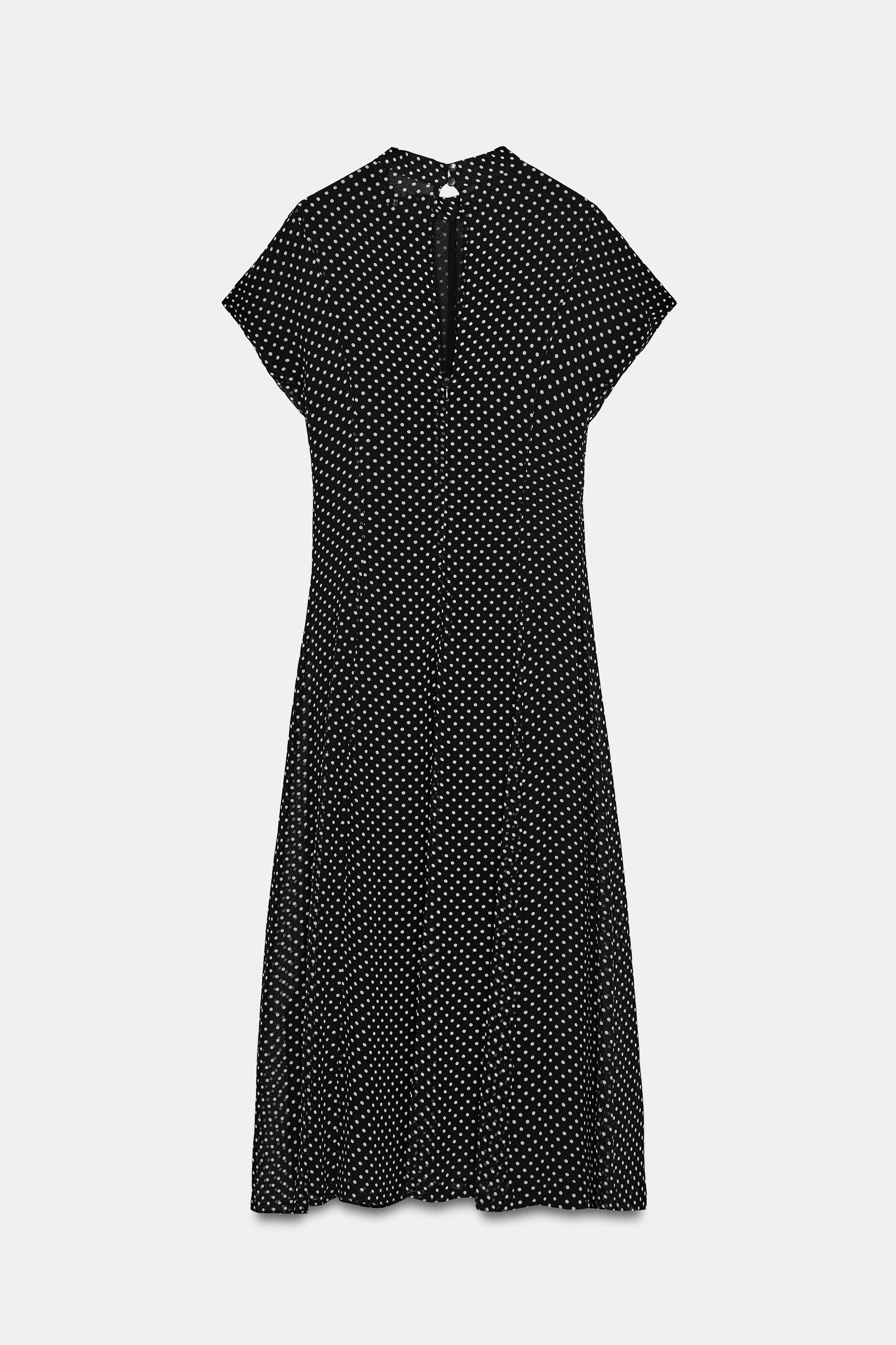ROBE MI-LONGUE À POIS ZW COLLECTION