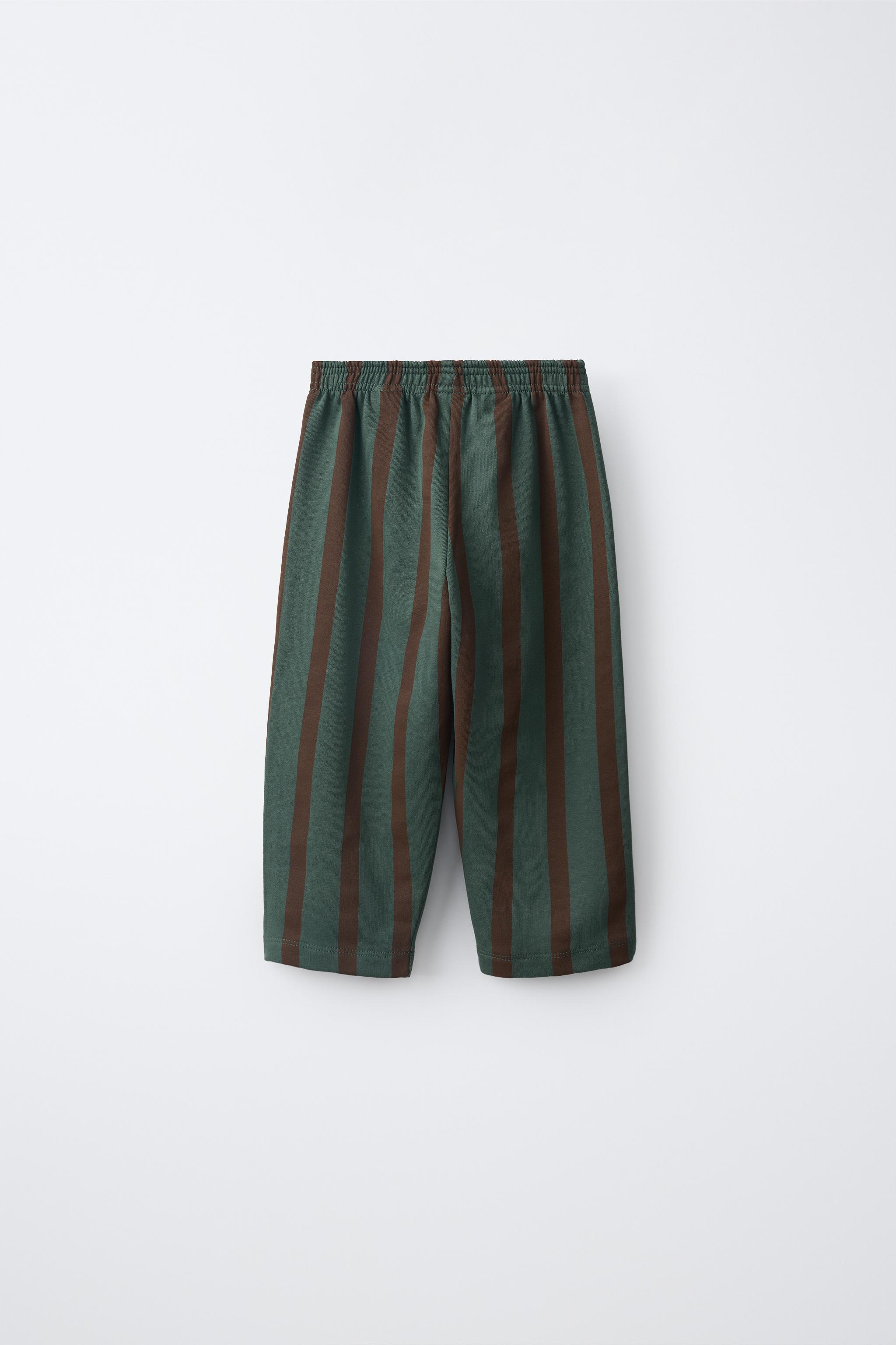 MICKEY MOUSE © DISNEY STRIPED BAGGY PANTS