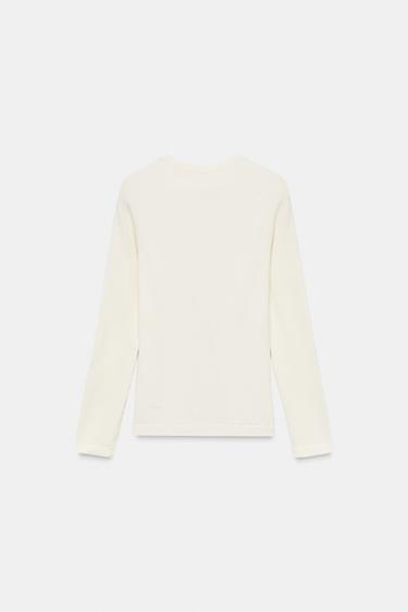 T-SHIRT THERMIQUE SANS COUTURE THERMOLITE® CORE COLLECTION SKI - Écru de Zara - Image 6