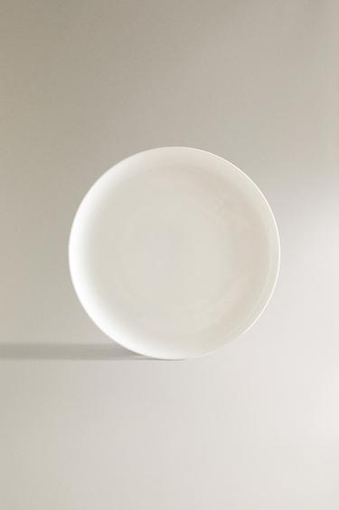 BONE CHINA DESSERT PLATE - White by Zara - Image 0