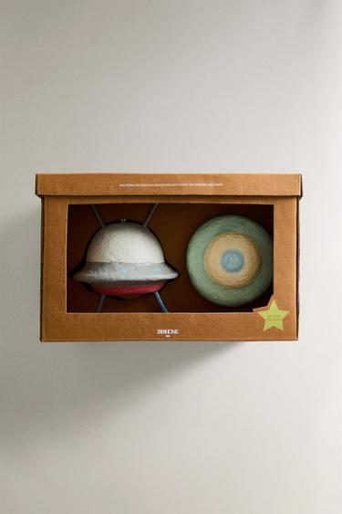 FLYING SAUCER SET (SET OF 2) - Multicoloured by Zara - Image 4