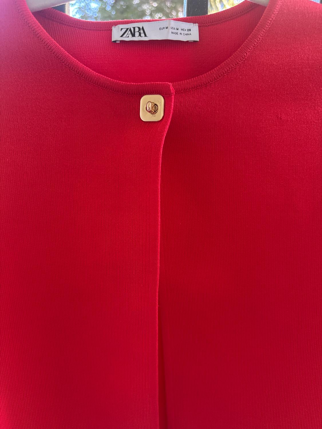 SMOOTH KNIT CROP CARDIGAN - Image 2