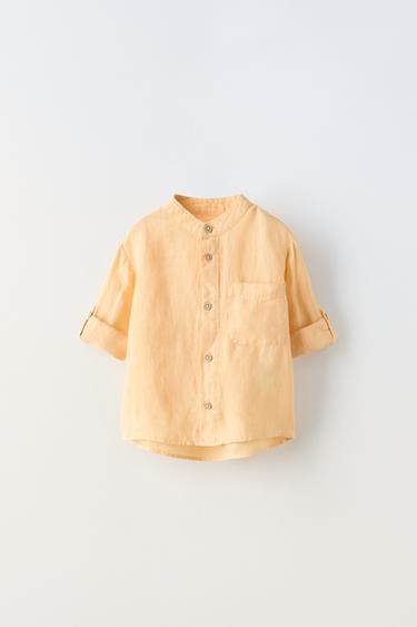 CHEMISE EN LIN - Pêche de Zara
