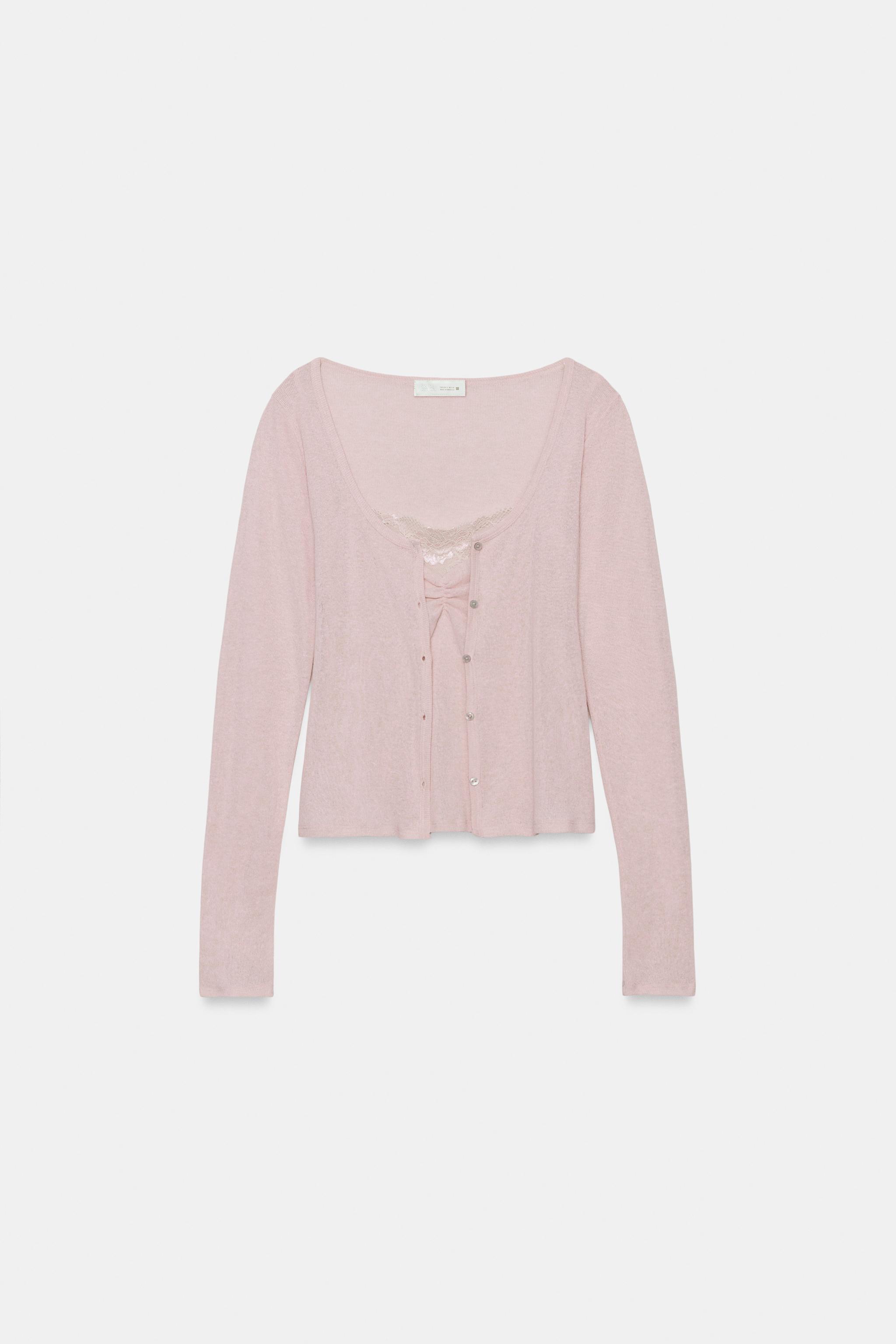 レーストップコントラストジャケット - サンド/マール | ZARA Japan / 日本