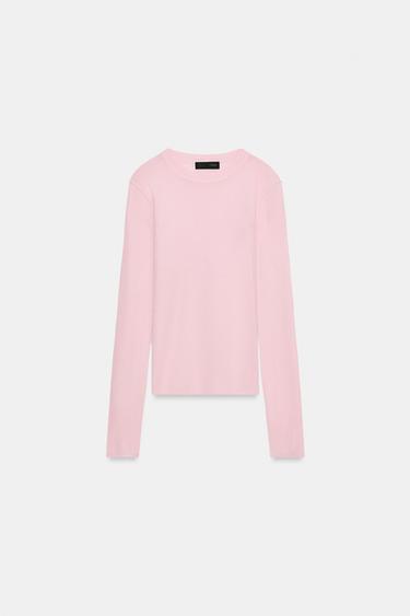 CUERPO MANGA LARGA - Rosa de Zara - Imagen 0