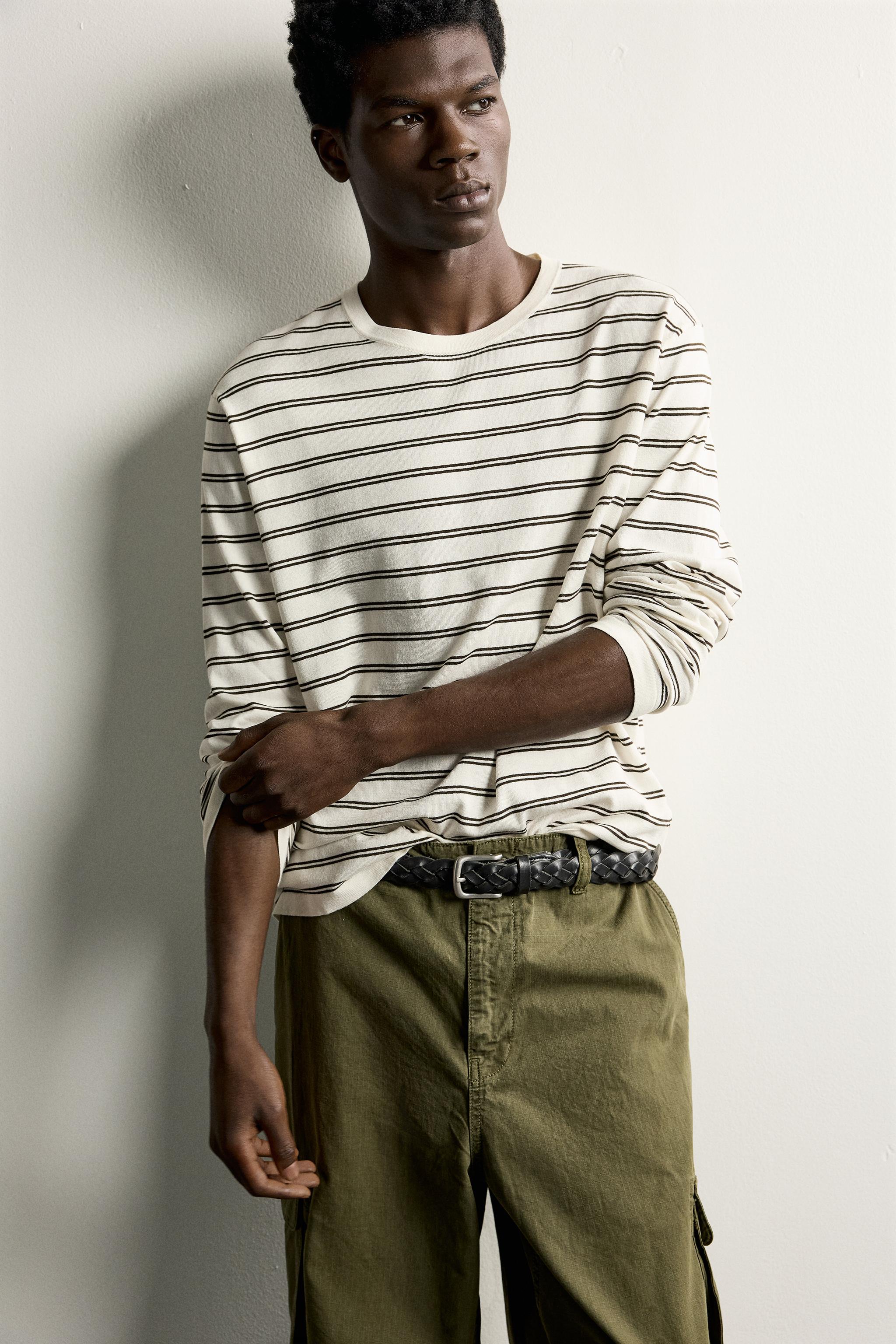 LIGHTWEIGHT STRIPED JACQUARD JUMPER