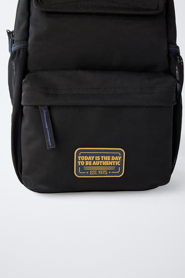CROSSBODY BACKPACK WITH MULTIPLE POCKETS - Black de Zara - Image 2
