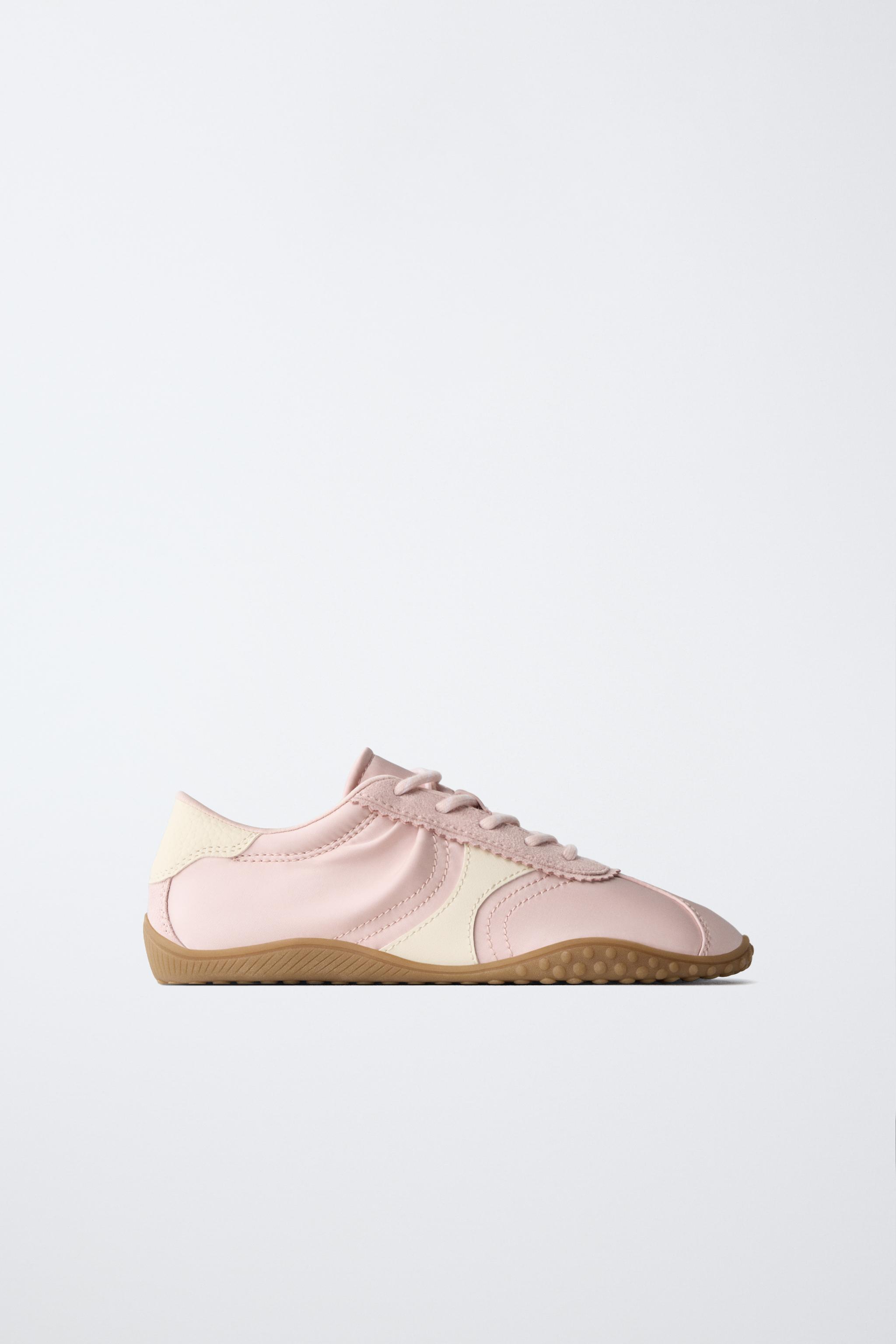 THIN-SOLE SNEAKERS — Pink