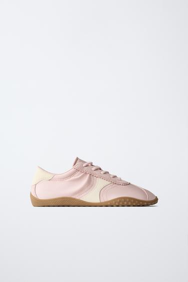 BASKET À SEMELLE FINE - Rose de Zara