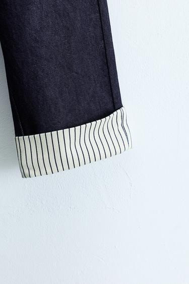 ZARA TIMELESS - STRAIGHT PLEATED JEANS - Indigo by Zara