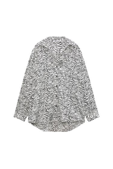 ΜΠΛΟΥΖΑ OVERSIZED ΜΕ ANIMAL PRINT