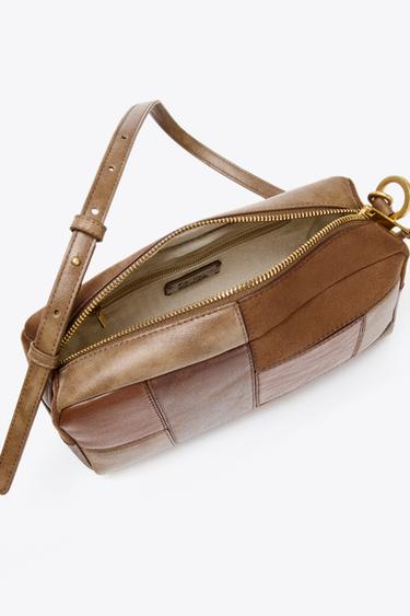 SAC PORTÉ ÉPAULE PATCHWORK - Multicolore de Zara - Image 4