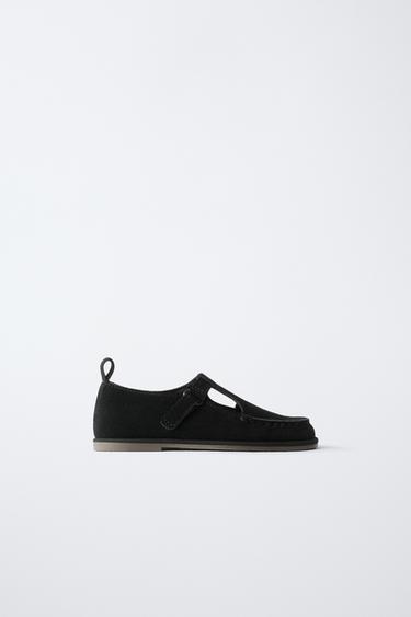 ZAPATO T PIEL - Negro de Zara