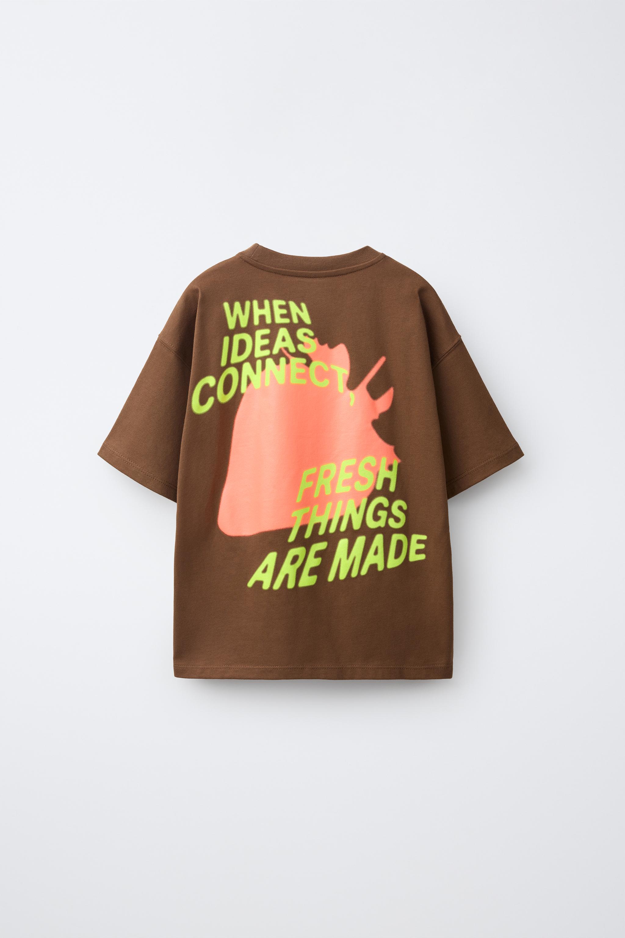 STRAWBERRY PRINT T-SHIRT