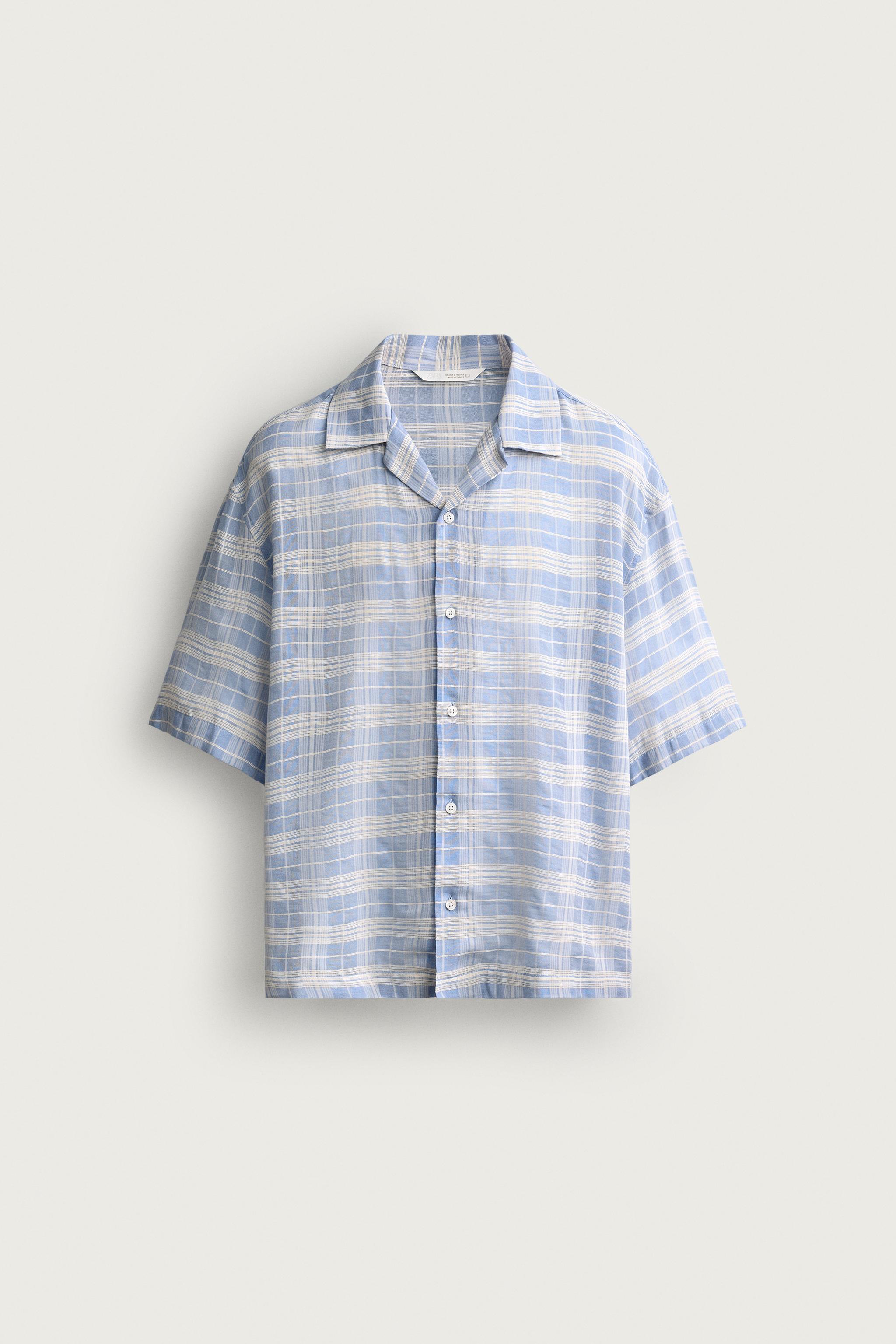 CHEMISE EN JACQUARD À CARREAUX