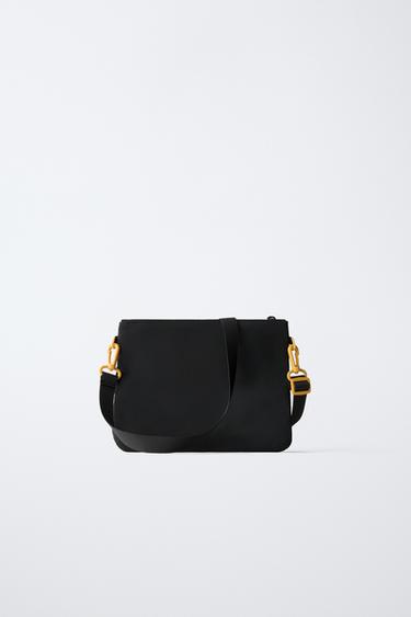 BASIC CROSSBODY BAG - Black by Zara - Image 4