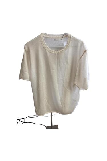 VISCOSE BLEND KNIT TSHIRT
