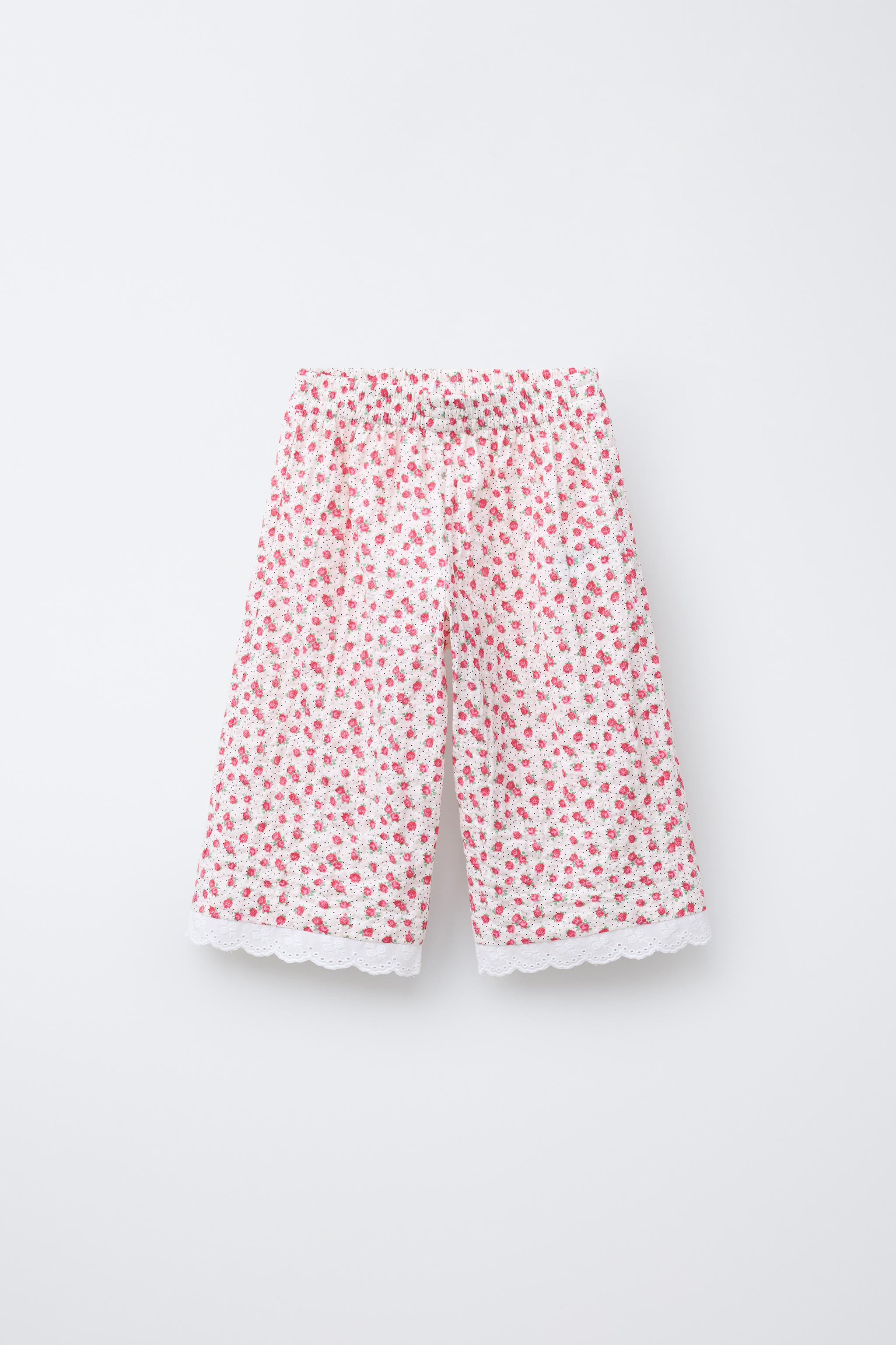 JUPE-CULOTTE PETITES FLEURS