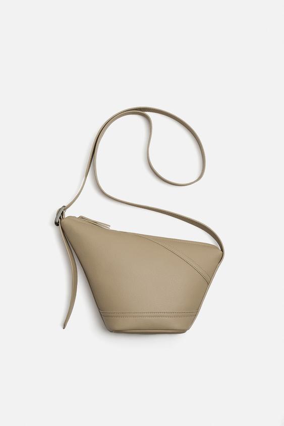 ACOLLIE Women's Geometric Crossbody Bag – Soft Leather Puzzle-Design Shoulder Bag With Adjustable Strap, Daily Use