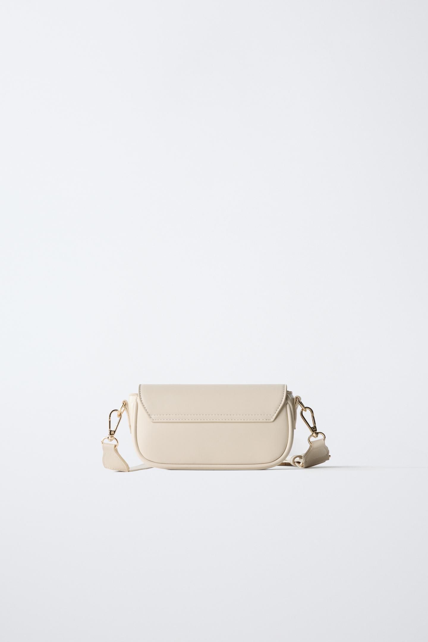 Детская сумка Zara Flap Crossbody, цвет: Молочный белый — фото 5