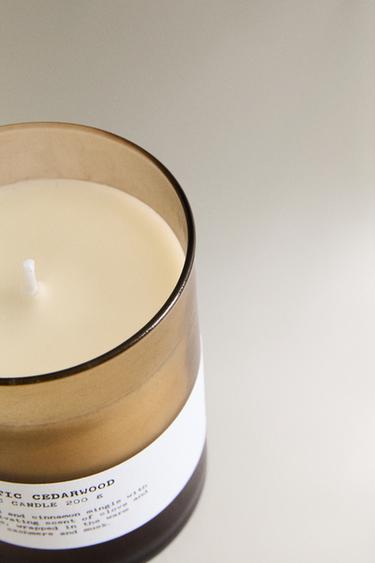 (200 G) ENIGMATIC CEDARWOOD SCENTED CANDLE - Brown by Zara - Image 2