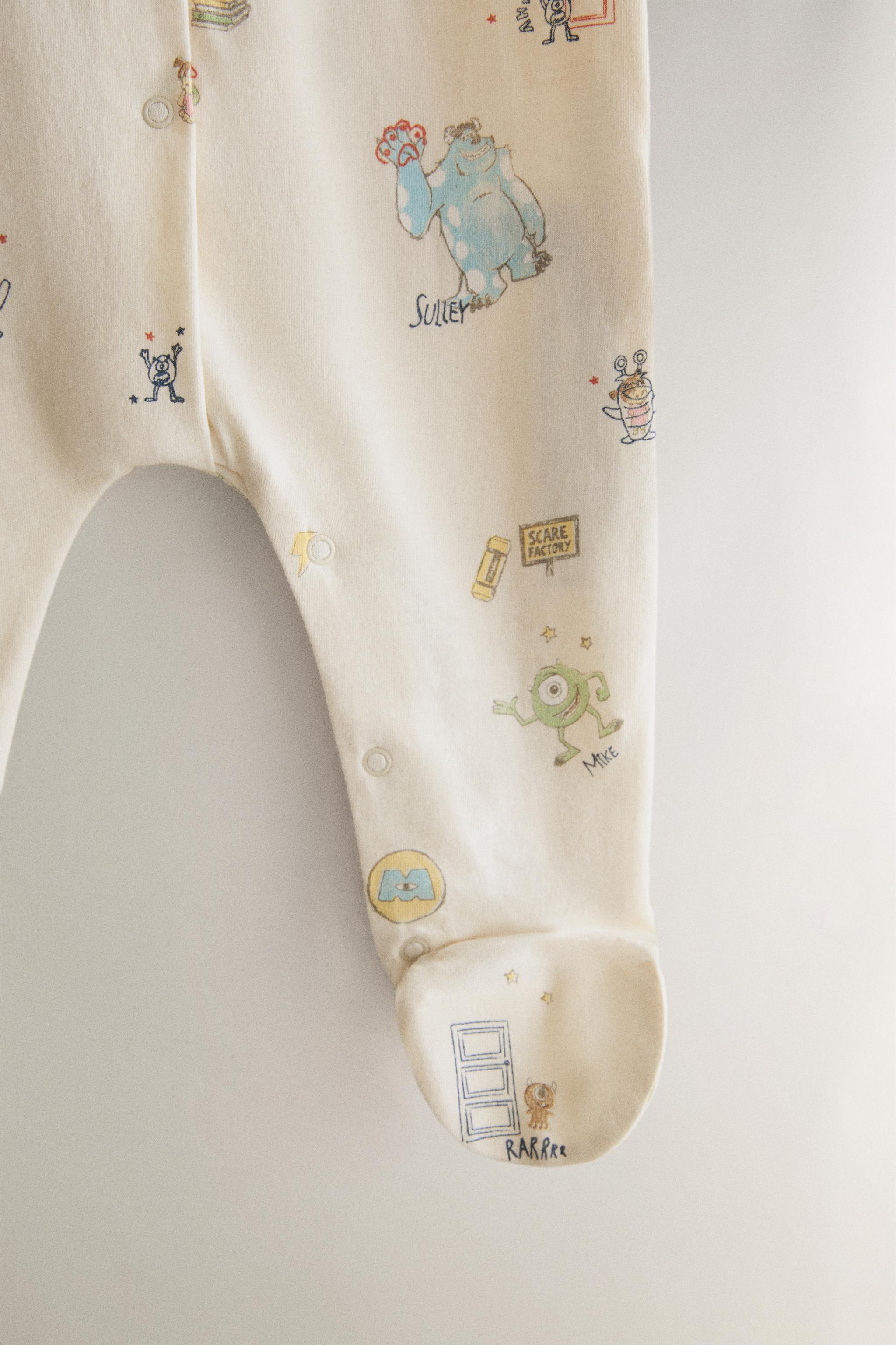 Детские комбинезоны Zara BABY MONSTERS, INC. ©DISNEY/PIXAR FOOTED ROMPER — фото 4