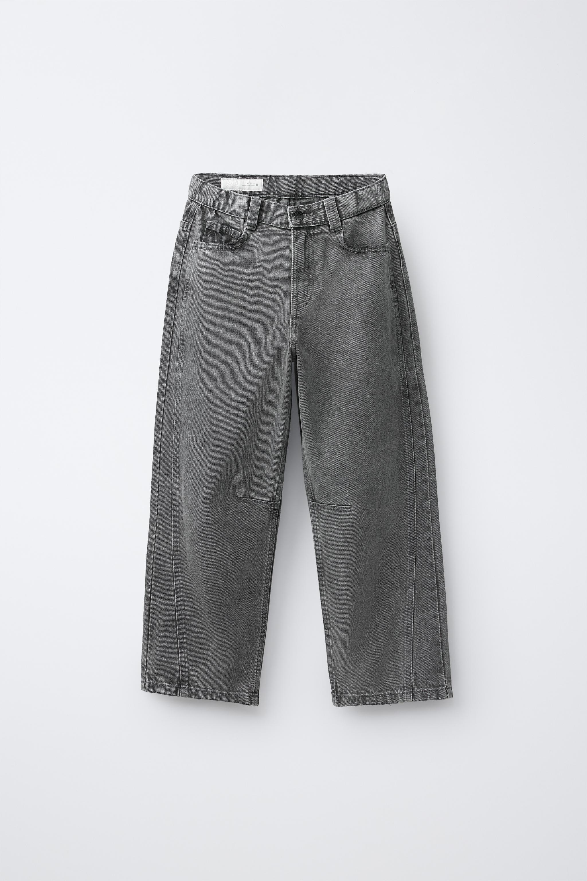 ボトムス The Simple Folk The Barrel Jean 2-3y JEANS BARREL COSTURA - Cinza-médio | ZARA Brasil