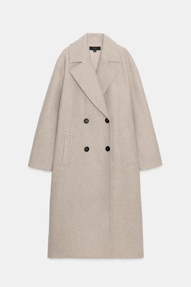 SOFT OVERSIZE COAT - Beige by Zara