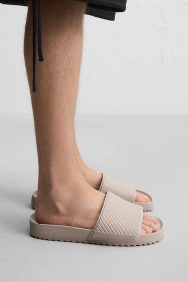 BATH SLIDES - Sand Brown by Zara - Image 0