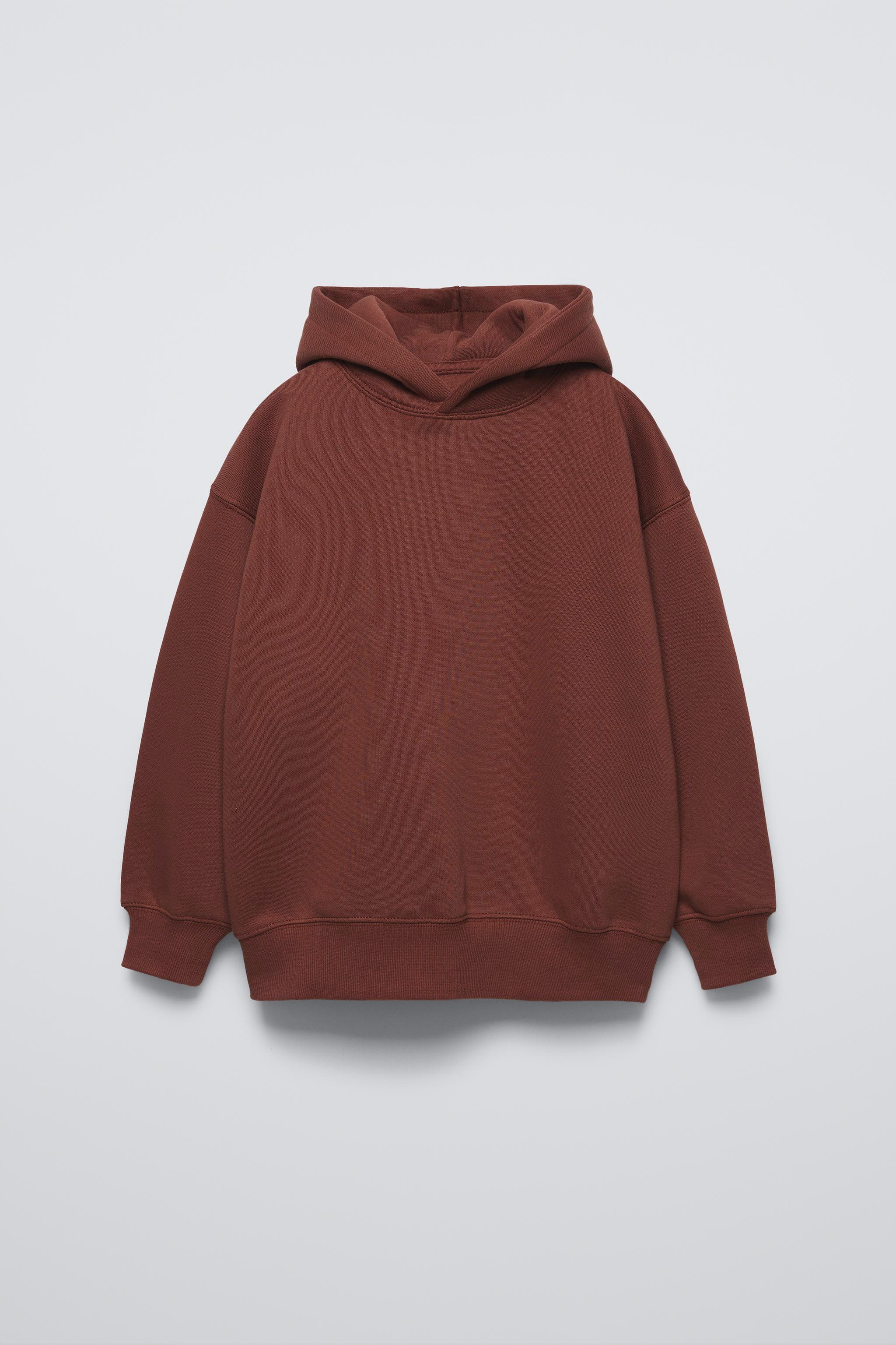 Red hoodie zara online