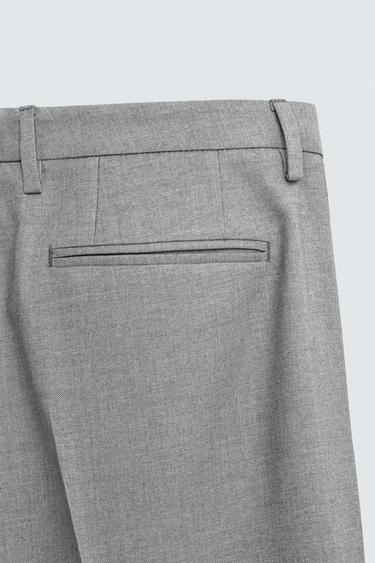PANTALON DE COSTUME CONFORT - Gris de Zara - Image 8