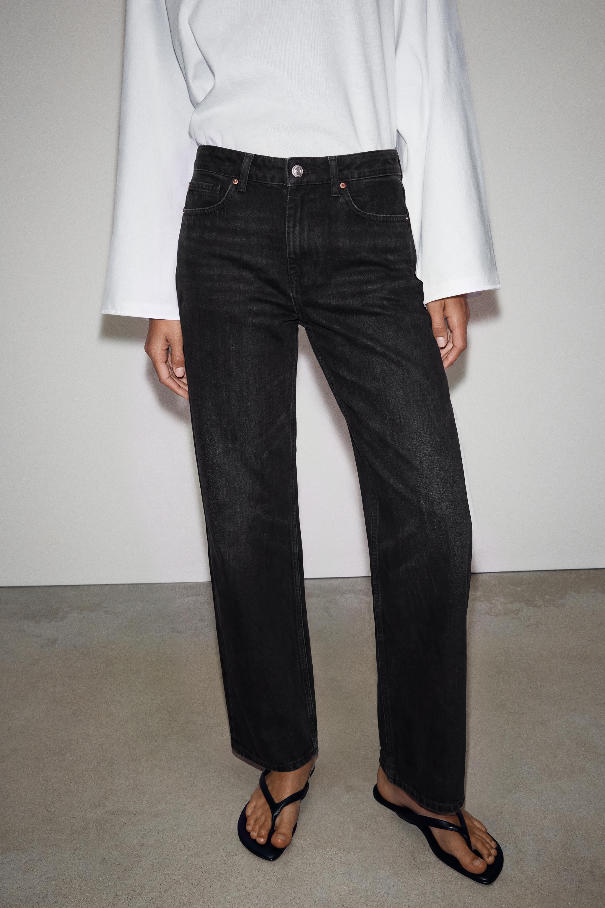 Z1975 LOW RISE REGULAR JEANS — Black