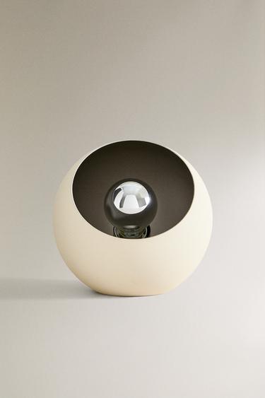 Zara SEMI SPHERE TABLE LAMP - White