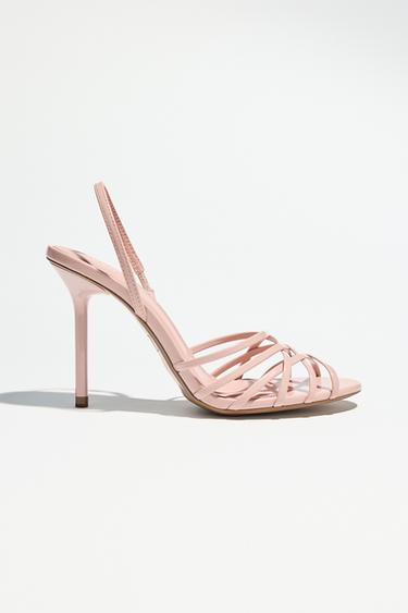 Zaras SANDALER MED REMMAR - Rosa