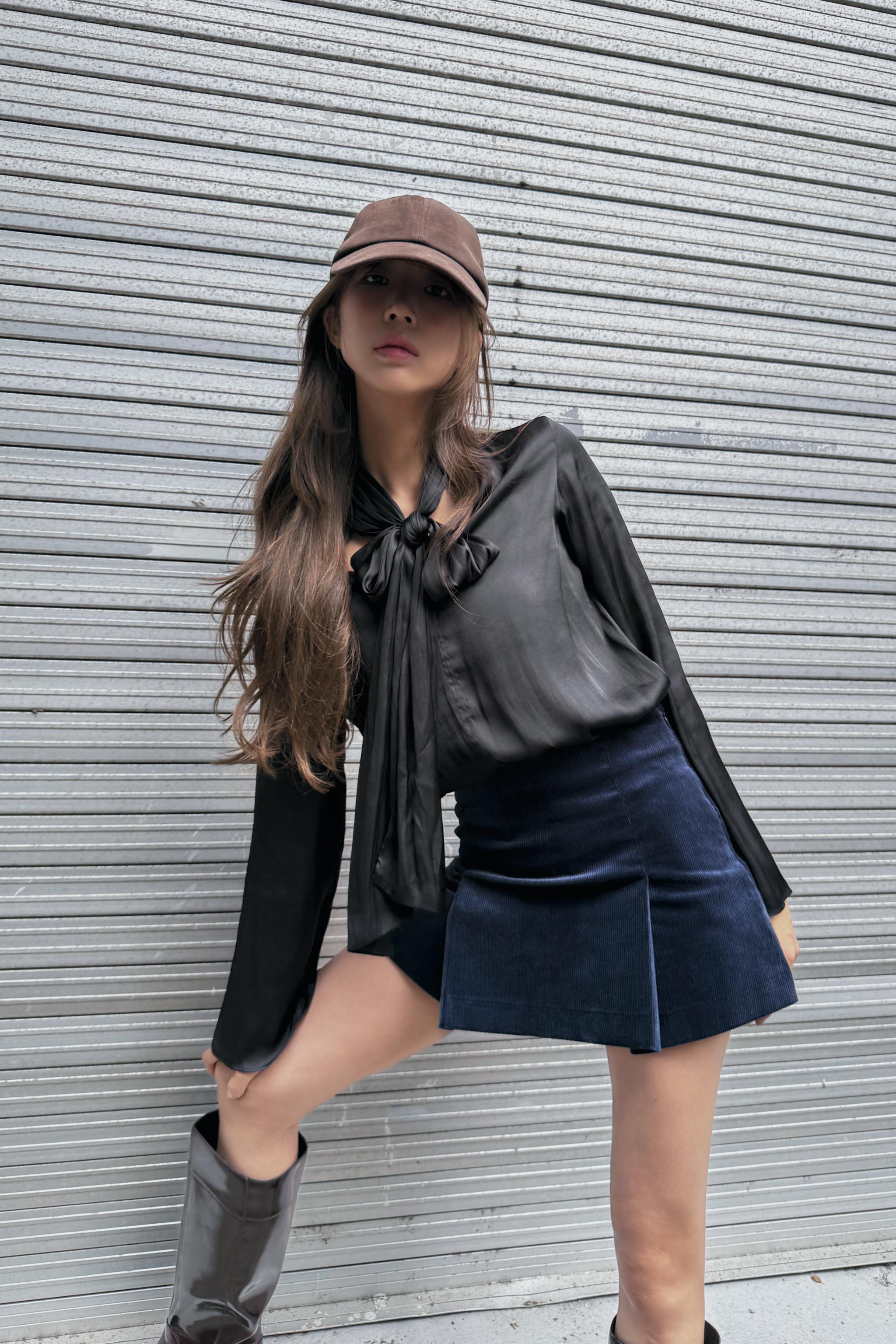 zara コーデュロイ スカート